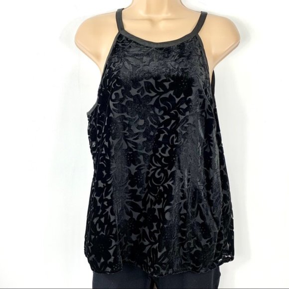 Brixon Ivy Black Brocade Top - Picture 1 of 8